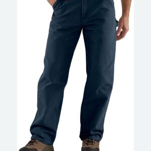 Men's Classic Caterpillar Heavy Duty Work Pants / Blue Jeans 36/32